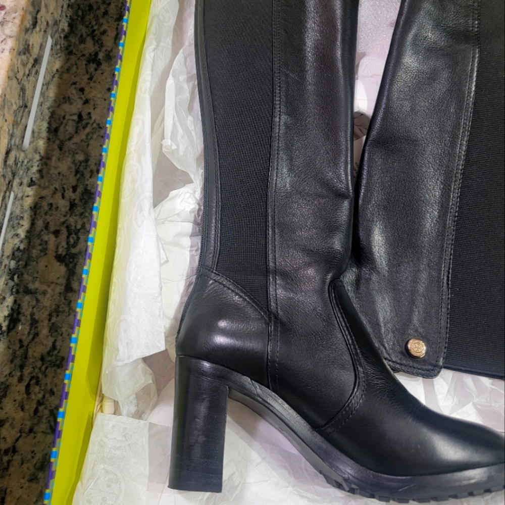 TORY BURCH SULLIVAN BLACK BOOTS SIZE 6